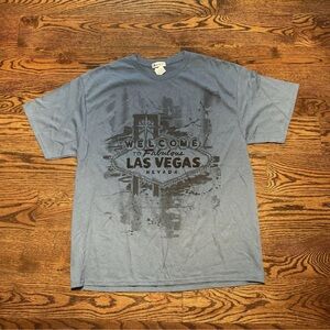 MGM Resorts “Welcome To Las Vegas” Men’s T-Shirt, Blue, Size XL